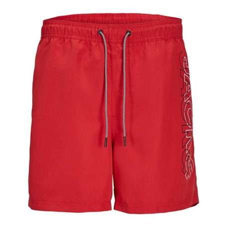 Maillot de bain Enfant Jack & Jones Double Logo Ly Sn Mni  Rouge