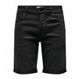 Pantalon court Only & Sons Onsply Reg Noir