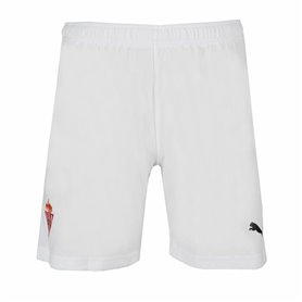 Short de Sport Puma Real Sporting de Gijón Blanc Homme