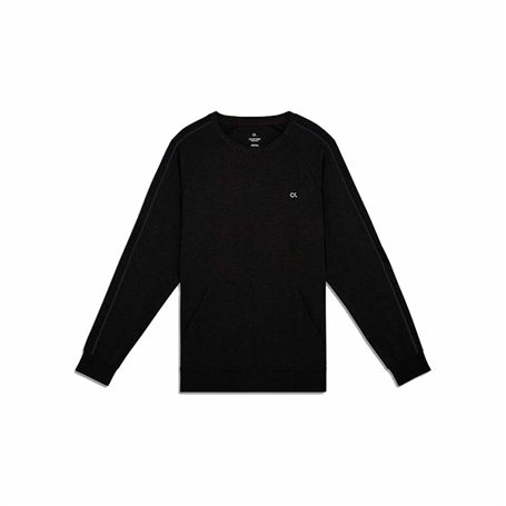 Sweat sans capuche homme Calvin Klein Noir