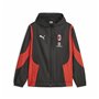 Veste de Sport pour Homme Puma Ac Milan Prematch Noir Rouge