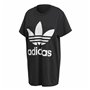 T-shirt à manches courtes femme Adidas Trefoil Noir