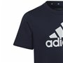 T shirt à manches courtes Enfant Adidas Noir