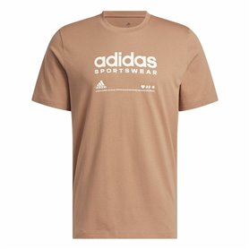 T-shirt à manches courtes homme Adidas Lounge Marron