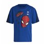 T shirt à manches courtes Enfant Adidas Spider-Man Bleu