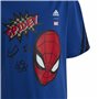 T shirt à manches courtes Enfant Adidas Spider-Man Bleu