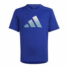 T shirt à manches courtes Enfant Adidas Icons Aeroready Bleu