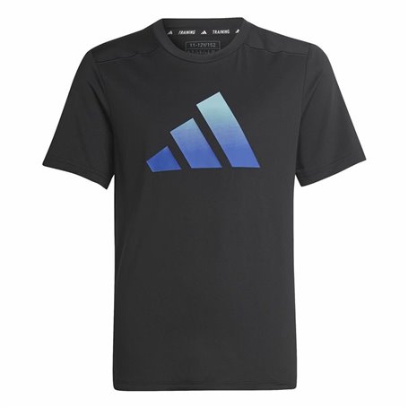 T shirt à manches courtes Enfant Adidas Icons Noir