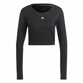 T-shirt à manches longues femme Adidas Studio Noir