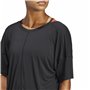 T-shirt à manches courtes femme Adidas Studio Oversized Noir