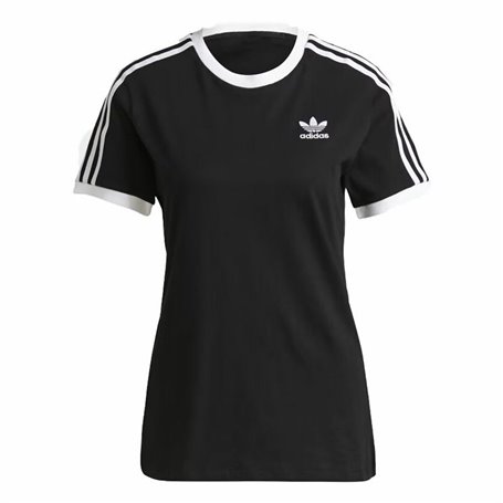T-shirt à manches courtes femme Adidas 3 stripes Noir