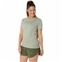 T-shirt à manches courtes femme Asics Core Olive