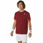 T-shirt à manches courtes homme Asics Court Rouge foncé Tennis