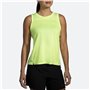 Maillot de Corps sans Manches pour Femme Brooks Sprint Free 2.0 Jaune