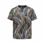 T-shirt à manches courtes homme Only & Sons Onskobe Reg Banana Leaf Noir