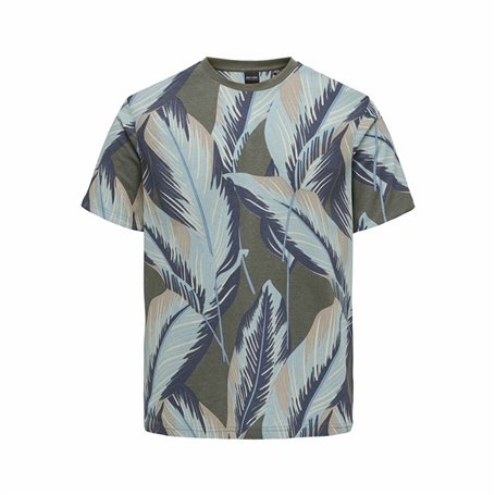 T-shirt à manches courtes homme Only & Sons Onskobe Reg Banana Leaf Olive