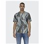 T-shirt à manches courtes homme Only & Sons Onskobe Reg Banana Leaf Olive