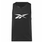 t-shirt de basket Reebok Noir