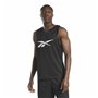 t-shirt de basket Reebok Noir