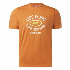 T-shirt à manches courtes homme Reebok Graphic Series Orange