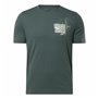 T-shirt à manches courtes homme Reebok Graphic Series Vert