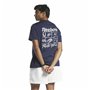 T-shirt à manches courtes homme Reebok GS Tailgate Team Bleu foncé