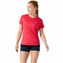 T-shirt à manches courtes femme Asics Core Rouge carmin