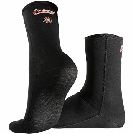 Chaussons Cressi-Sub Metallite De Plongée Noir