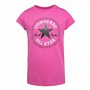 T shirt à manches courtes Enfant Converse Timeless Chuck Patch Fuchsia