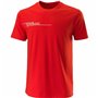 T-shirt à manches courtes homme Wilson Team II Teach Rouge