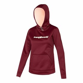 Sweat à capuche femme Trangoworld Bordeaux