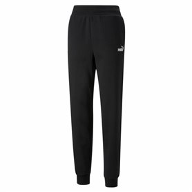 Pantalon de Survêtement pour Adultes Puma ESS+ Embroidery High-Waist Femme Noir