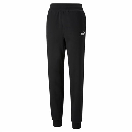 Pantalon de Survêtement pour Adultes Puma ESS+ Embroidery High-Waist Femme Noir