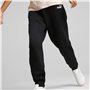 Pantalon de Survêtement pour Adultes Puma ESS+ Embroidery High-Waist Femme Noir