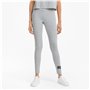 Leggings de Sport pour Femmes Puma Essentials Logo Gris clair