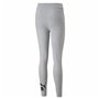 Leggings de Sport pour Femmes Puma Essentials Logo Gris clair