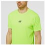 Maillot de Corps de Sport à Manches Coupe New Balance Vert citron