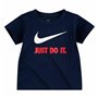 T shirt à manches courtes Enfant Nike Swoosh Blue marine