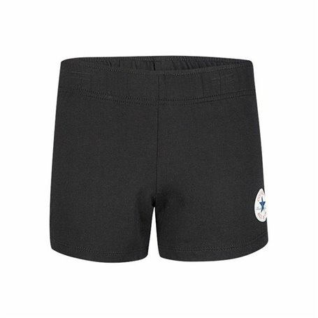 Short de Sport pour Enfants Converse  Chuck Patch Noir