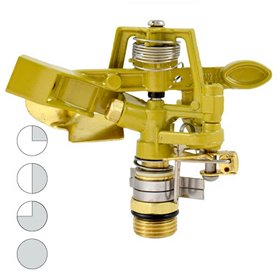 Arroseur Ferrestock Jaune M1/2" métallique