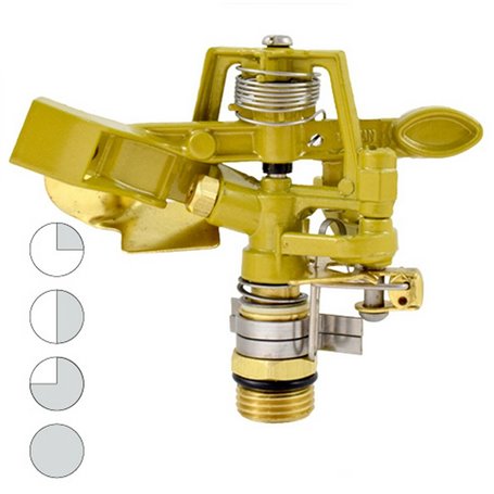 Arroseur Ferrestock Jaune M1/2" métallique