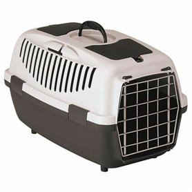 Cage de Transport Stefanplast Gulliver 61 x 40 x 38 cm Gris Métal PVC