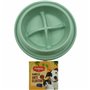 Gamelle à Alimentation Lente pour Animaux de Compagnie Tyrol Vert Plastique Ø 15 cm 500 ml