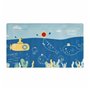 Tapis de Douche Antidérapant Badabulle Bleu PVC