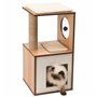 Arbre à chat Vesper V-Box Marron Bois MDF 37 x 37 x 72,5 cm