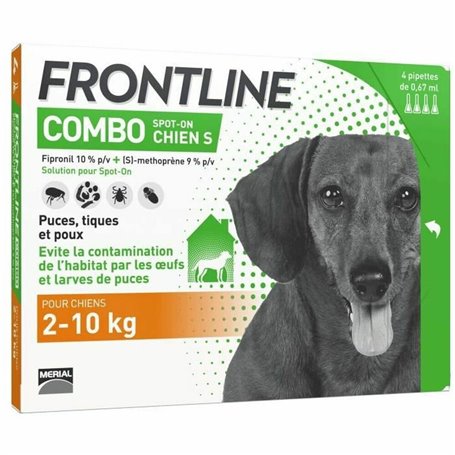 Pipette pour chien Frontline Combo 2-10 Kg 4 Unités