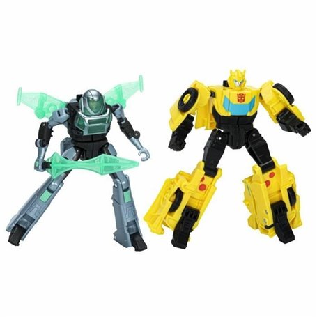 Figurines daction Hasbro Cyber-Combiner Bumblebee et Mo Malto