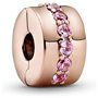 Pendentif Femme Pandora PINK SPARKLING ROW