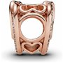 Pendentif Femme Pandora SPARKLING ENTWINED HEARTS