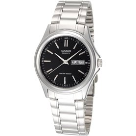 Montre Unisexe Casio DATE Noir Argenté (Ø 35 mm)